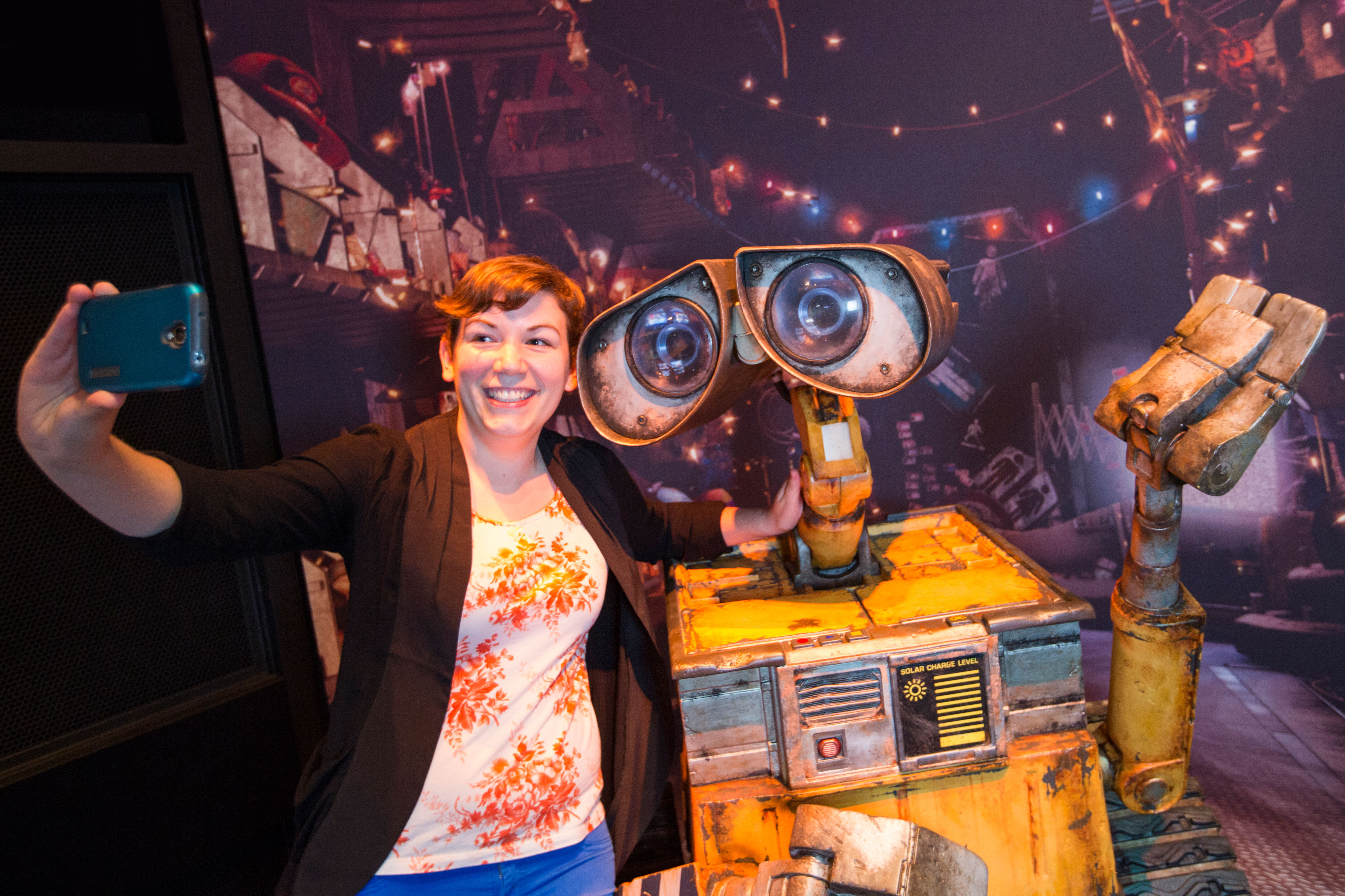 Learn how cameras tell a story while taking a selfie with WALL•E.